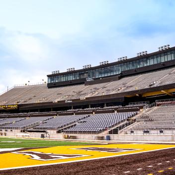 Field View of War Memorial Stadium