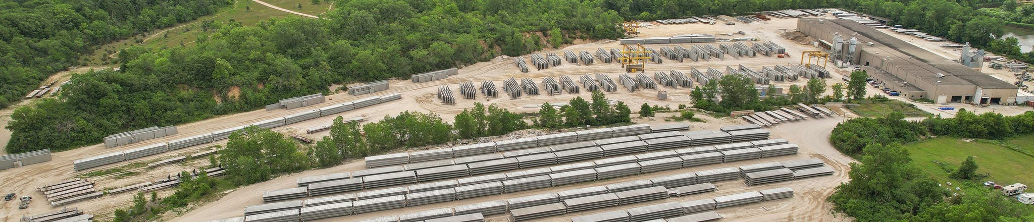 aerial of crystal lake plant