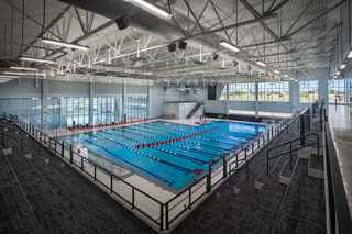 wide view of verona pool from second floor