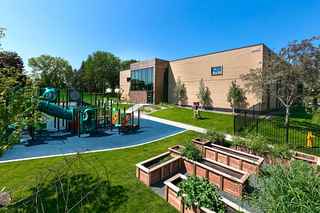 Franklin Center playground and garden